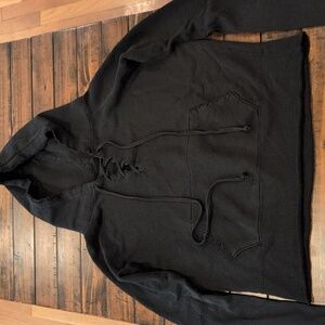 Nili Lotan Fletcher Lace Up Hoodie